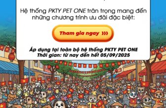 [🆕🇻🇳] Phòng Khám Thú Y Pet One  (CN Quận Tân Phú) 🐶🦜 Top1Pets 🐱🐠  𝐏𝐊𝐓𝐘 𝐏𝐄𝐓 𝐎𝐍𝐄 – 𝐔̛𝐔 Đ𝐀̃𝐈 𝐊𝐘̉ 𝐍𝐈𝐄̣̂𝐌 Đ𝐀̣𝐈 𝐋𝐄̂̃Nhân dịp 𝟖𝟎 𝐧𝐚̆𝐦 𝐂𝐚́𝐜𝐡 𝐦𝐚̣𝐧𝐠 𝐭𝐡𝐚́𝐧𝐠 𝐓𝐚́𝐦 𝐭𝐡𝐚̀𝐧𝐡 𝐜𝐨̂𝐧𝐠 (𝟏𝟗/𝟖/𝟏𝟗𝟒𝟓 – 𝟏𝟗/𝟖/𝟐𝟎𝟐𝟓)
và 𝐐𝐮𝐨̂́𝐜 𝐤𝐡𝐚́𝐧𝐡 𝟐/𝟗 𝐜𝐮̉𝐚 𝐧𝐮̛ , shares-5✔️ , likes-3❤️️ , date-2025-08-19 22:12:32🐶🐱🇻🇳🇻🇳🇻🇳📰🆕