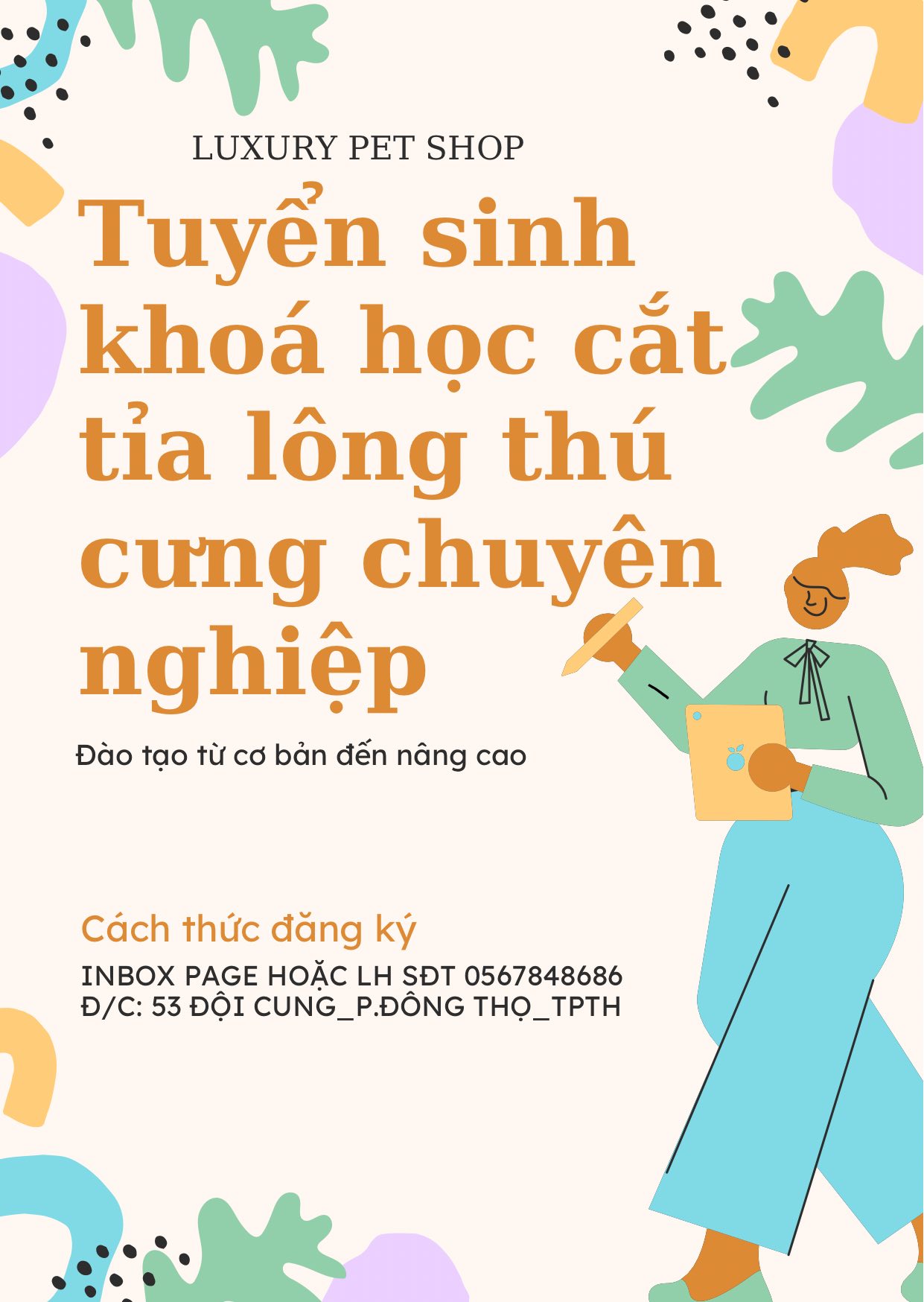 [🆕🇻🇳] Luxury Pet Shop – Luxury Pet Grooming Academy 🐶🦜 Top1Pets 🐱🐠  𝑻𝒖𝒚𝒆̂̉𝒏 𝒔𝒊𝒏𝒉 𝒌𝒉𝒐𝒂́ 𝒉𝒐̣𝒄 𝒄𝒂̆́𝒕 𝒕𝒊̉𝒂 𝒍𝒐̂𝒏𝒈 𝒕𝒉𝒖́ 𝒄𝒖̛𝒏𝒈 𝒄𝒉𝒖𝒚𝒆̂𝒏 𝒏𝒈𝒉𝒊𝒆̣̂𝒑Giáo trình đầy đủ, chuyên nghiệp, bài bản được cập nhật liên tục.
Cơ sở đào tạo  , shares-0✔️ , likes-20❤️️ , date-2025-08-24 22:31:41🐶🐱🇻🇳🇻🇳🇻🇳📰🆕