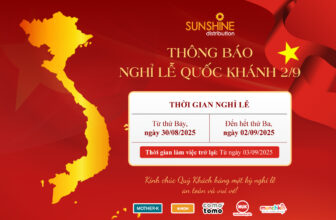 [🆕🇻🇳]  Phân Phối Ánh Dương – Sunshine Distribution – Phân phối sản phẩm mẹ và bé hàng đầu thế giới 🧑‍🧒❤️️👶⭐️  ÁNH DƯƠNG THÔNG BÁO LỊCH NGHỈ LỄ  QUỐC KHÁNH 02/09Ánh Dương xin thông báo lịch nghỉ lễ như sau:
Thời gian nghỉ lễ từ ngày 30/08 đến hết ngày 02/09
Thờ , shares-0✔️ , likes-0❤️️ , date-2025-08-25 21:37:22🇻🇳🇻🇳🇻🇳📰🆕