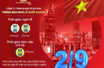[🆕🇻🇳] In Ấn Sài Gòn – chuyên in tem nhãn, decal, hộp giấy,..bế cắt theo yêu cầu 🎨 Top1Designs ✨   THÔNG BÁO LỊCH NGHỈ LỄ QUỐC KHÁNH 2/9/2025
Hòa cùng không khí cả nước chào mừng 80 năm Quốc khánh Nước Cộng hòa Xã hội Chủ nghĩa Việt Nam (2/9/1945 – 2/9 , shares-0✔️ , likes-1❤️️ , date-2025-08-27 18:12:23🇻🇳🇻🇳🇻🇳📰🆕