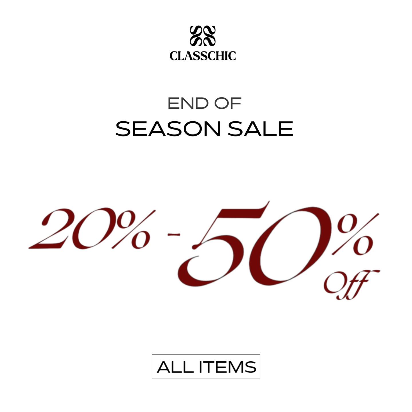 [🆕🇻🇳] Classchic Studios Thiết kế & Thời trang · Quần áo (Thương hiệu) 👕 Top1Fashion 👗  𝐄𝐍𝐃 𝐎𝐅 𝐒𝐄𝐀𝐒𝐎𝐍 𝐒𝐀𝐋𝐄 | ƯU ĐÃI 20% – 50% TOÀN BỘ SẢN PHẨM
Chương trình áp dụng ưu đãi 20% – 50% cho toàn bộ sản phẩm của CLASSCHIC chỉ còn ít ngày nữa thôi.  , shares-1✔️ , likes-8❤️️ , date-2025-08-27 03:02:12🇻🇳🇻🇳🇻🇳📰🆕