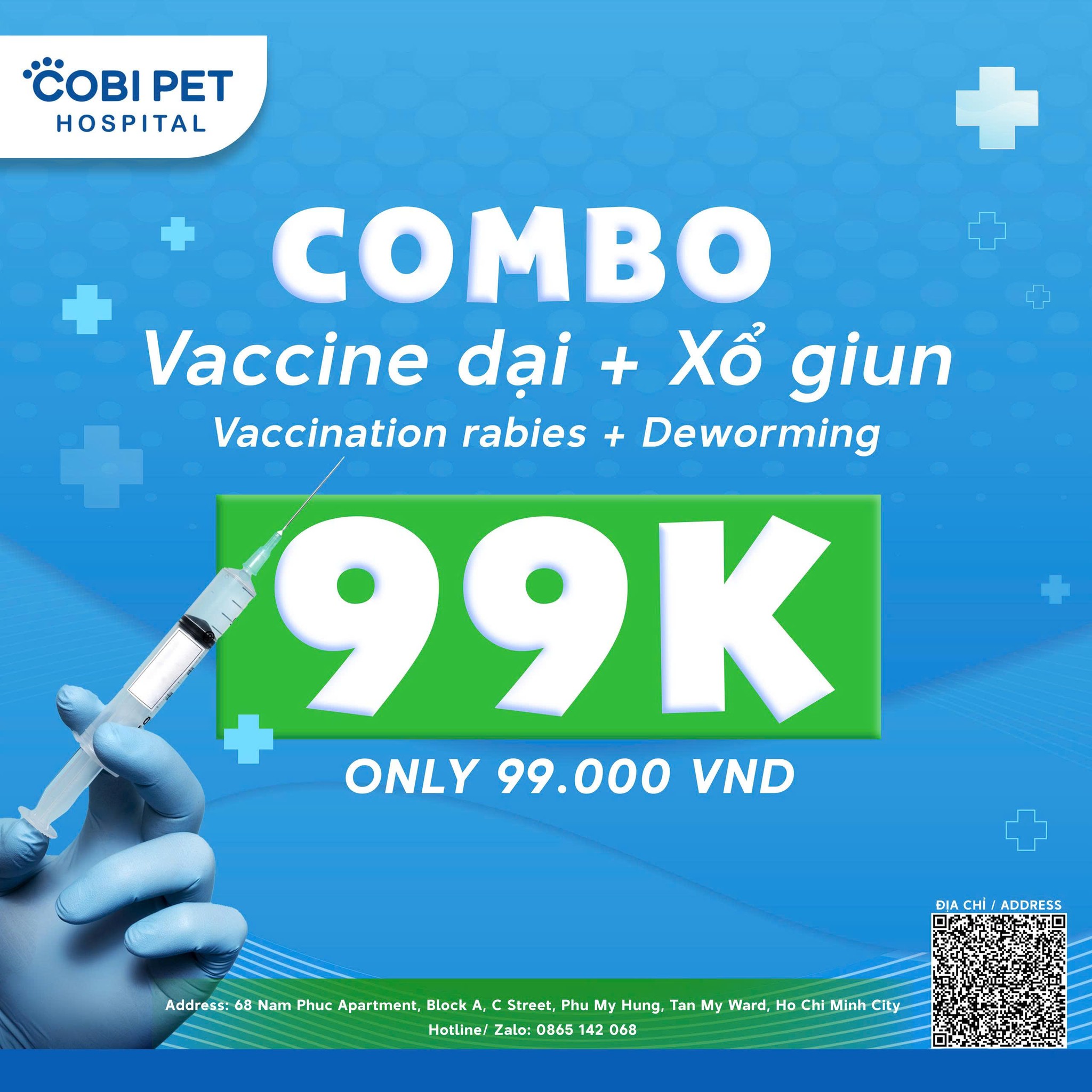 [🆕🇻🇳] Cobi Pet Hospital – Bệnh Viện Thú Y 🐶🦜 Top1Pets 🐱🐠  ĐẲNG CẤP CHĂM SÓC THÚ CƯNG – ƯU ĐÃI LUXURY THÁNG 9Tháng 9 này, COBI PET mang đến hàng loạt ưu đãi đẳng cấp dành riêng cho Boss:𝐒𝐏𝐄𝐂𝐈𝐀𝐋 𝐂𝐎𝐌𝐁𝐎: Vacci , shares-0✔️ , likes-5❤️️ , date-2025-08-29 22:01:18🐶🐱🇻🇳🇻🇳🇻🇳📰🆕