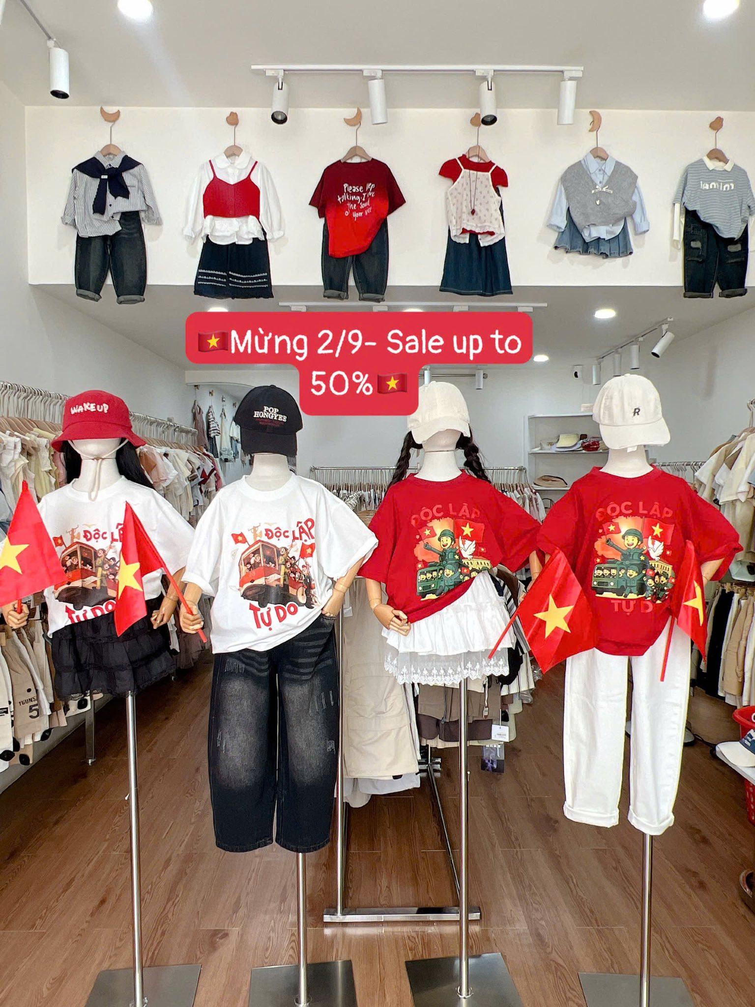 [🆕🇻🇳] NEY Kids Huế – Chuyên thời trang trẻ em phong cách Hàn Quốc 🧑‍🧒❤️️👶⭐️  𝗠𝗨̛̀𝗡𝗚 𝗤𝗨𝗢̂́𝗖 𝗞𝗛𝗔́𝗡𝗛 𝟮/𝟵 – Đ𝗔̣𝗜 𝗧𝗜𝗘̣̂𝗖 𝗦𝗔𝗟𝗘 𝗟𝗢̛́𝗡 𝗡𝗛𝗔̂́𝗧 𝗡𝗔̆𝗠! 

Cơ hội vàng để sắm đồ xinh giá SIÊU YÊU cho bé không thể bỏ lỡ! 

 GIẢM SÂU ĐẾN 50% TOÀN  , shares-0✔️ , likes-1❤️️ , date-2025-08-30 14:35:09🇻🇳🇻🇳🇻🇳📰🆕