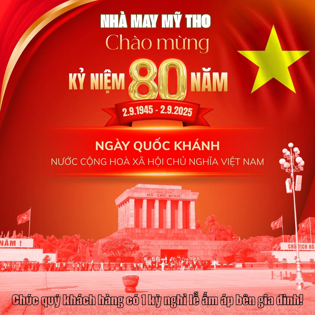 [🆕🇻🇳]  Nhà may Mỹ Tho- Chuyên đồ bộ trẻ em vải tole loại 1, bộ tole mẹ và bé theo yêu cầu 🧑‍🧒❤️️👶⭐️ Chúc quý khách hàng có 1 kỳ nghỉ vui vẻ ạ!
, shares-0✔️ , likes-2❤️️ , date-2025-09-02 06:16:01🇻🇳🇻🇳🇻🇳📰🆕