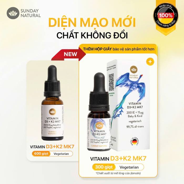 [🆕🇻🇳] Mẹ Và Bé Thảo An – Thế giới mẹ và bé 🧑‍🧒❤️️👶⭐️ THỰC PHẨM BẢO VỆ SỨC KHỎE Vitamin D3 + K2 MK7 200 IE + 15µg BABY&KIND, 300 giọt, 10ml – MẪU MỚI CÓ VỎ

=>”THẢO AN, YÊU THƯƠNG DÀNH CHO CON”
THẢO AN – THẾ G , shares-1✔️ , likes-4❤️️ , date-2025-08-31 11:56:30🇻🇳🇻🇳🇻🇳📰🆕