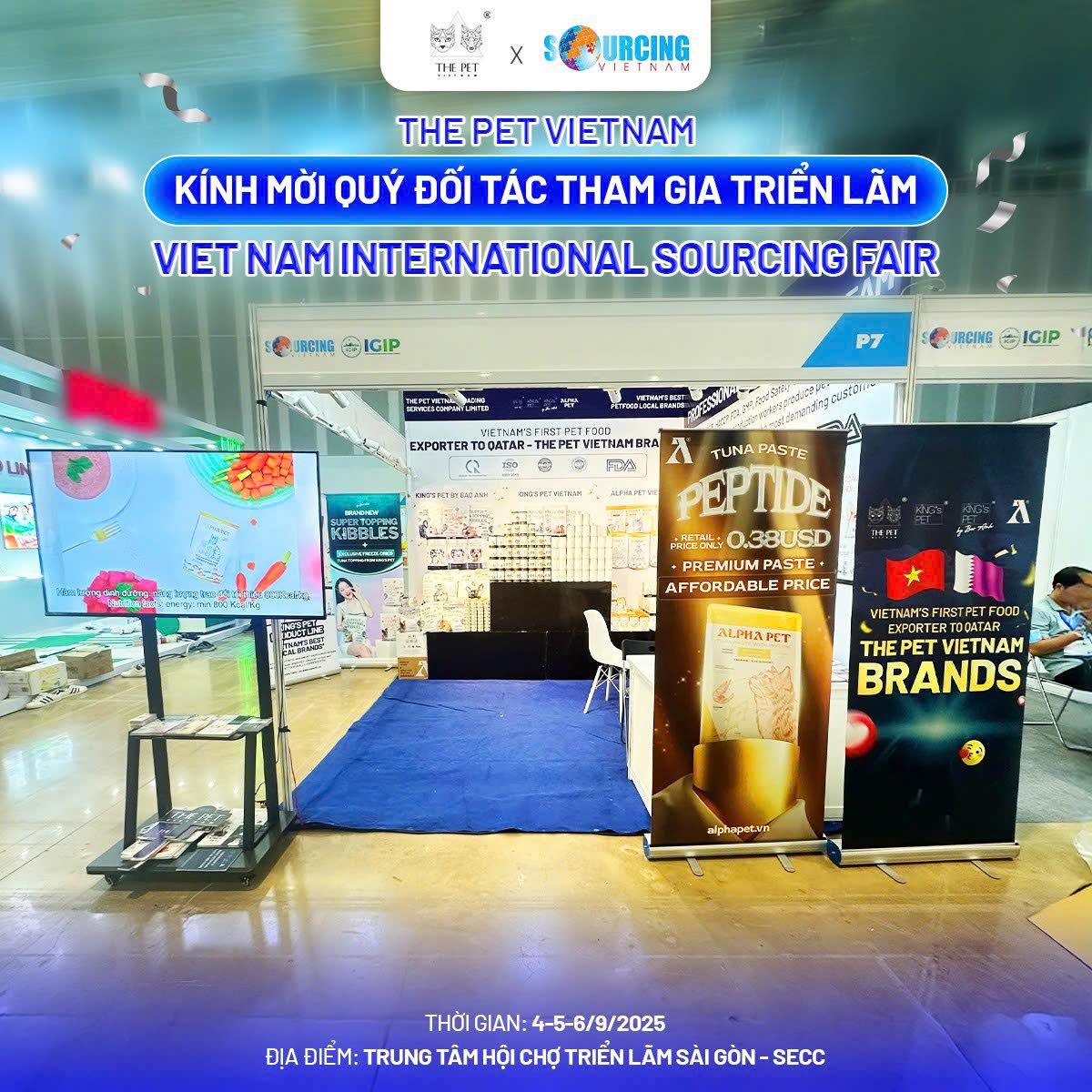 [🆕🇻🇳] The Pet – NHÃN HIỆU PATE TƯƠI CHO THÚ CƯNG HÀNG ĐẦU VIỆT NAM 🐶🦜 Top1Pets 🐱🐠  Khai mạc Vietnam International Sourcing Expo 2025The Pet Vietnam hân hạnh tham dự sự kiện sourcing quốc tế lớn nhất Việt Nam (04 – 06/09/2025, SECC – T , shares-1✔️ , likes-54❤️️ , date-2025-09-04 17:08:50🐶🐱🇻🇳🇻🇳🇻🇳📰🆕