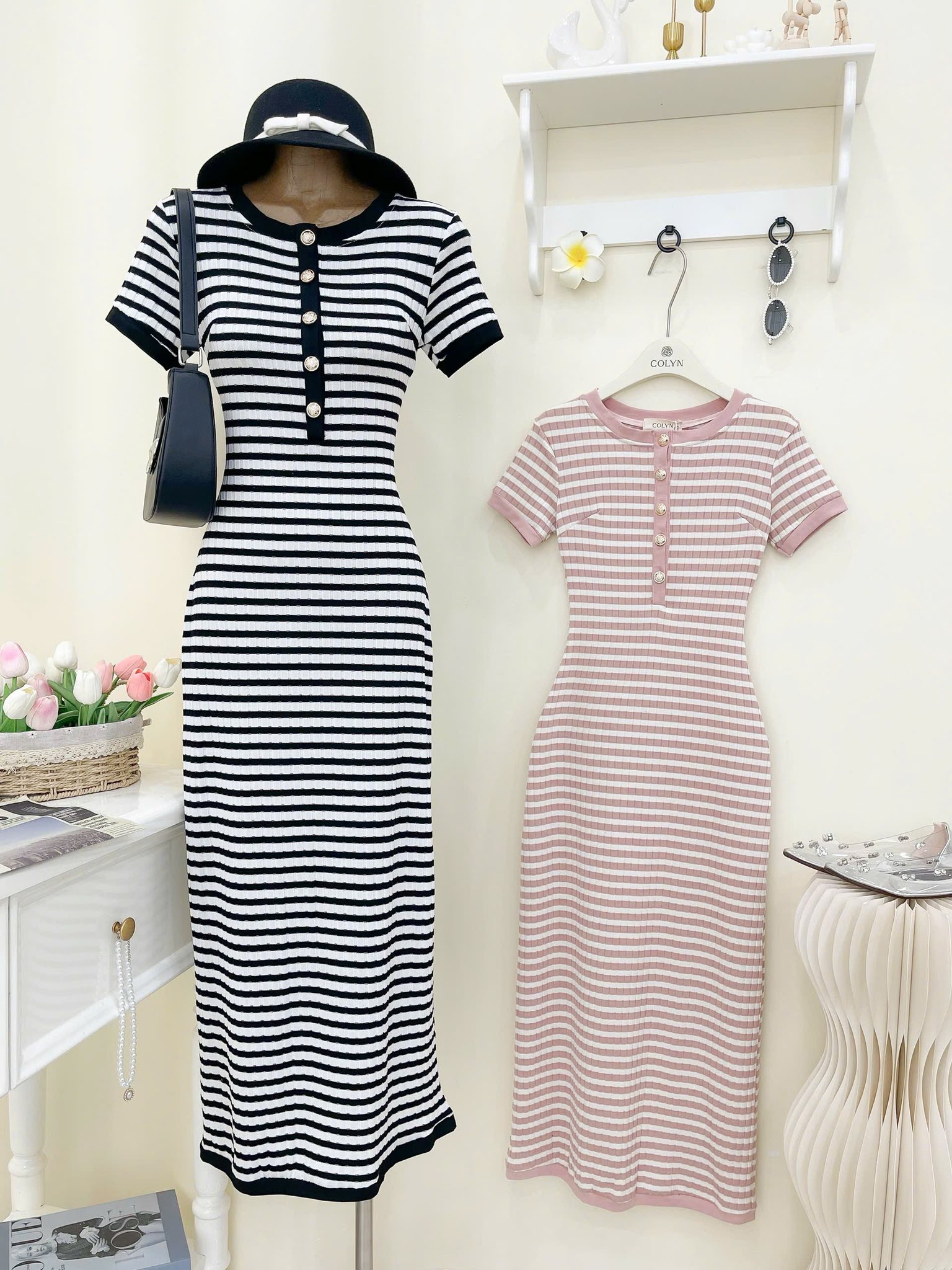 [🆕🇻🇳] Pea.storee 𝐓𝐢𝐞̣̂𝐦 𝐐𝐮𝐚̂̀𝐧 𝐀́𝐨 𝐍𝐮̛̃  👕 Top1Fashion 👗  Đầm len sọc hồng đen –  Thiết kế cổ tròn phối nút tạo điểm nhấn, dễ mặc, dễ phối, phù hợp đi chơi, đi làm hay dạo phố.MH: D0828587
𝗦/𝗠
260k
, shares-0✔️ , likes-0❤️️ , date-2025-09-08 18:33:18🇻🇳🇻🇳🇻🇳📰🆕