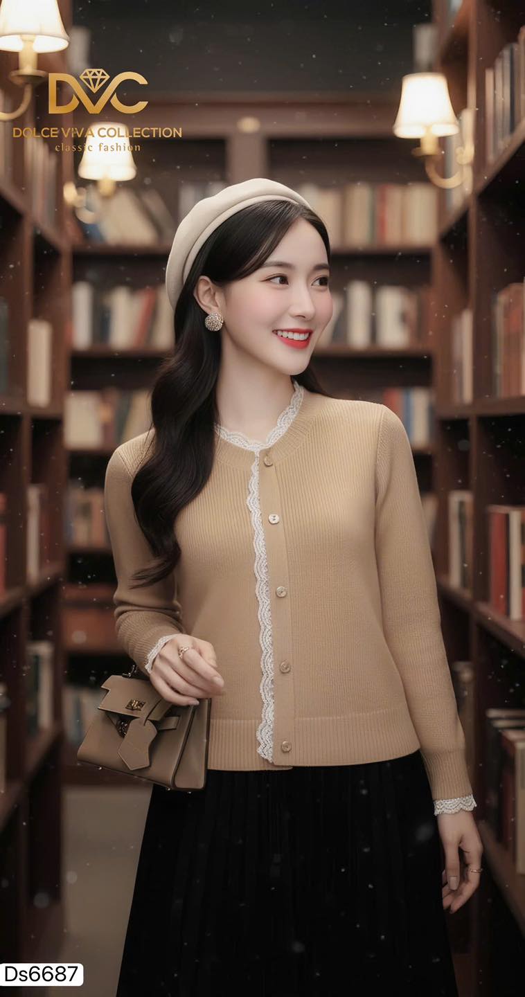 [🆕🇻🇳] Đẹp Shop 👕 Top1Fashion 👗  ÉLÉGANCE DOUCE – NGỌT NGÀO & THANH LỊCHDS6687 mang đến một bản phối kinh điển và sang trọng: cardigan be nhẹ nhàng kết hợp chân váy xếp ly đen huyền bí. , shares-0✔️ , likes-2❤️️ , date-2025-09-08 02:50:04🇻🇳🇻🇳🇻🇳📰🆕