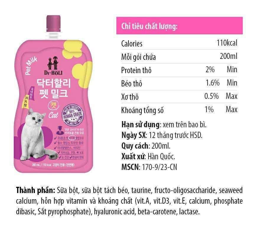 [🆕🇻🇳] Bệnh viện Thú Y 2Vet – Số 3 Văn Cao 🐶🦜 Top1Pets 🐱🐠 SỮA DR.HOLI: là thương hiệu duy nhất tại Hàn Quốc sở hữu bằng sáng chế và sản xuất sữa thú cưng ít béo
– Sử dụng sữa không lactose dễ tiêu hóa cho thú cưng , shares-0✔️ , likes-5❤️️ , date-2025-09-08 18:37:02🐶🐱🇻🇳🇻🇳🇻🇳📰🆕