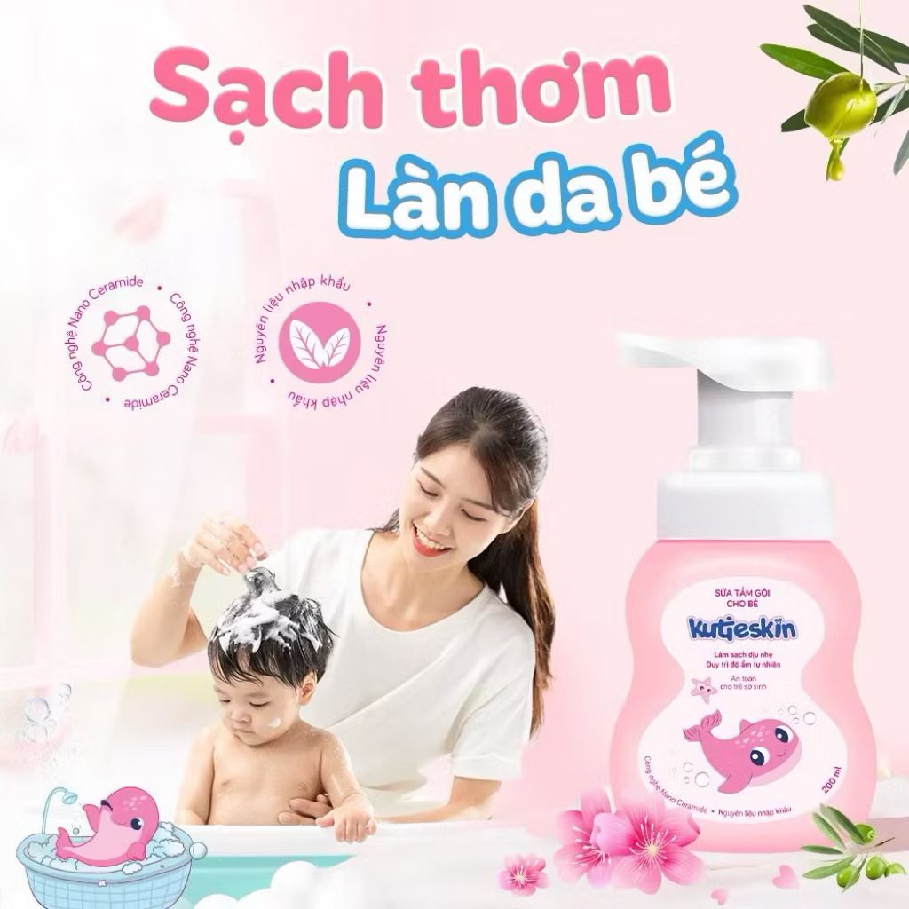 [🆕🇻🇳] Bé Bắp Shop – CHUYÊN ĐỒ SƠ SINH MẸ VÀ BÉ HP 🧑‍🧒❤️️👶⭐️ Tắm gội kutieskin về thêm hàng
Tắm gội 2 trong 1
Chiết xuất từ thiên nhiên lành tính
ngăn ngừa rôm sẩy , mẩn ngứa
sạch thơm mềm da
, shares-0✔️ , likes-1❤️️ , date-2025-09-10 04:06:18🇻🇳🇻🇳🇻🇳📰🆕