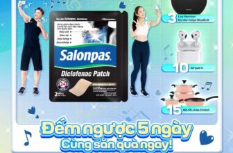 [🆕🇻🇳] Hisamitsu Vietnam 🛠️ Top1Factory 👨‍🔧  ĐẾM NGƯỢC 5 NGÀY – CÙNG SĂN QUÀ NGAY!Minigame: “Cùng Salonpas Diclofenac Thả dáng mượt mà, Nhận quà cực phẩm” chỉ còn 5 ngày nữa là kết thúc! Nhà mình nh , shares-2✔️ , likes-1K❤️️ , date-2025-09-12 03:01:41🇻🇳🇻🇳🇻🇳📰🆕
