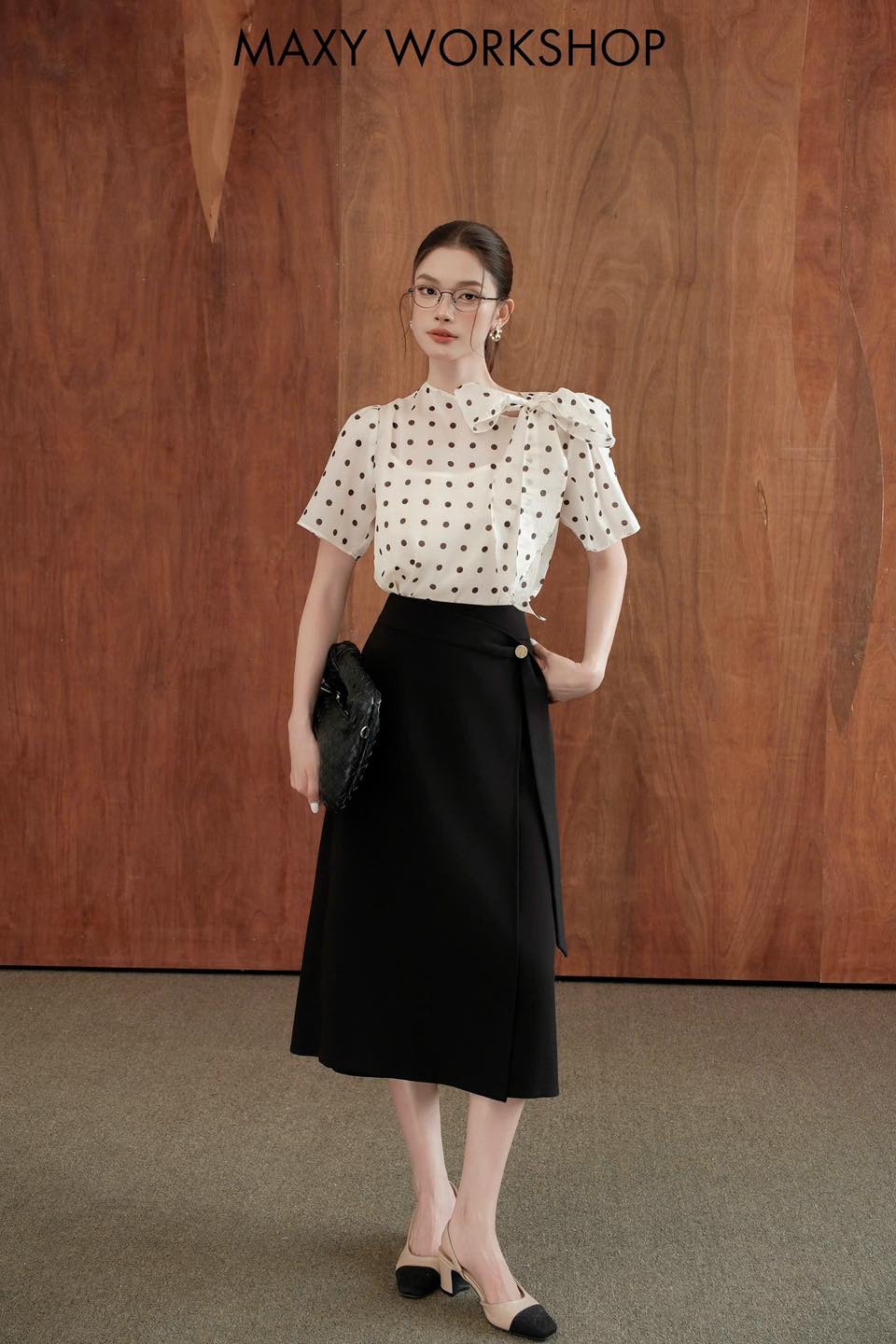 [🆕🇻🇳] MAXY Workshop – Thời trang thiết kế cho các cô nàng yêu phong cách tối giản & thanh lịch 👕 Top1Fashion 👗  𝐒𝐇𝐄𝐄𝐑 𝐁𝐎𝐖 𝐏𝐎𝐋𝐊𝐀 𝐓𝐎𝐏 𝐱 𝐒𝐈𝐃𝐄 𝐁𝐔𝐓𝐓𝐎𝐍 𝐒𝐊𝐈𝐑𝐓Update tủ đồ công sở cùng thiết kế mới toạnh.Áo chấm bi sang chảnh cùng chân váy nhấn nhá bên hông bằng chiếc  , shares-0✔️ , likes-8❤️️ , date-2025-09-10 18:01:42🇻🇳🇻🇳🇻🇳📰🆕