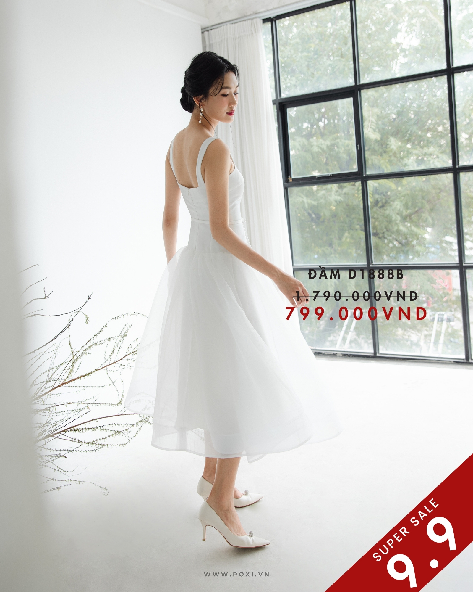 [🆕🇻🇳] POXI – Wedding Dress and more 👕 Top1Fashion 👗  𝐒𝐈𝐄̂𝐔 𝐒𝐀𝐋𝐄 𝟗.𝟗 –  𝐁𝐄𝐒𝐓 𝐒𝐄𝐋𝐋𝐄𝐑Chất taffeta giữ form tuyệt đối, lớp semi sheer tạo độ bay nhẹ. Thiết kế vừa thanh lịch lại vừa nữ tính đầy mê hoặc!𝐈𝐍𝐁𝐎 , shares-0✔️ , likes-1❤️️ , date-2025-09-12 02:01:46🇻🇳🇻🇳🇻🇳📰🆕