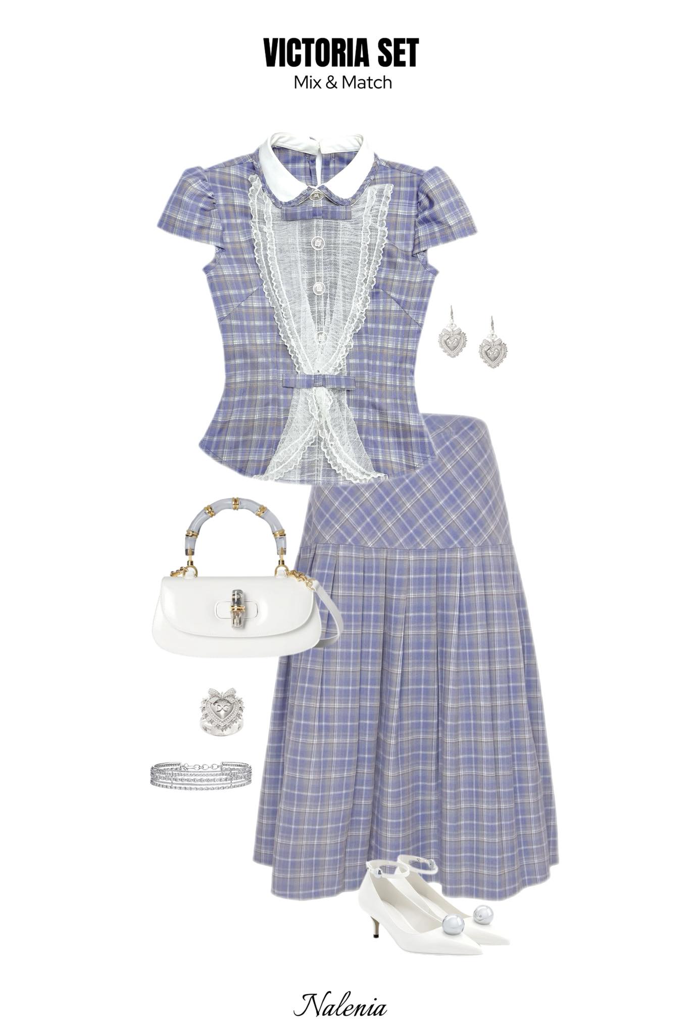 [🆕🇻🇳] Nalenia – Thiết kế & Thời trang 👕 Top1Fashion 👗  𝐕𝐢𝐜𝐭𝐨𝐫𝐢𝐚 𝐒𝐞𝐭 𝐌𝐢𝐱 𝐌𝐚𝐭𝐜𝐡Set đồ Victoria Mix & Match mang nét thanh lịch với họa tiết caro tím xanh và chi tiết ren trắng cổ điển. Áo dáng ôm phối ren cùng  , shares-0✔️ , likes-8❤️️ , date-2025-09-13 04:46:14🇻🇳🇻🇳🇻🇳📰🆕