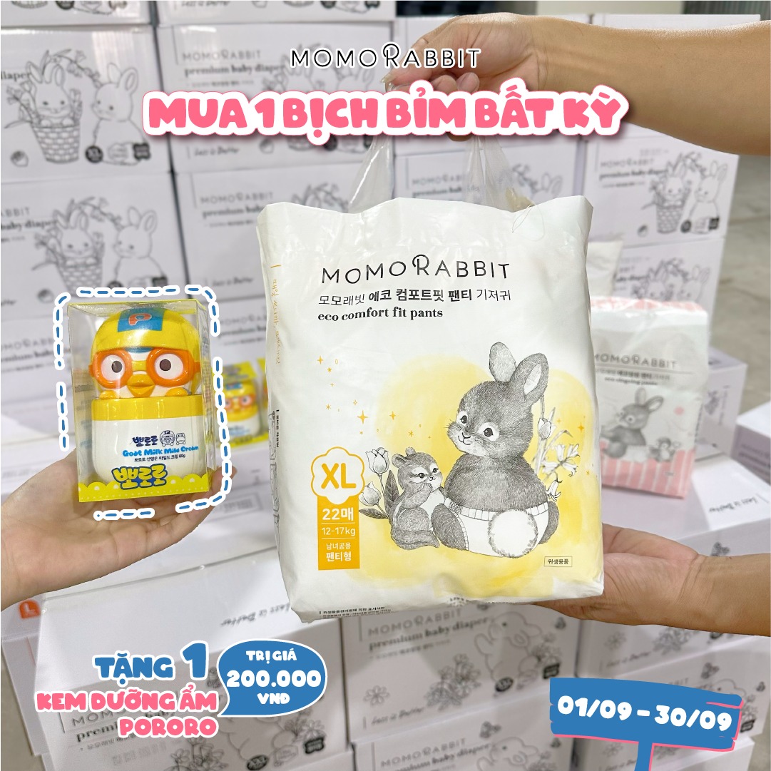 [???]  Momo Rabbit Vietnam – thương hiệu tã giấy hàng đầu Hàn Quốc tại Việt Nam ?‍?❤️️?⭐️  SƠ HỞ XÍU LÀ RA DEAL HỜI – QUÀ XỊN 0 ĐỒNG, MOMO RABBIT MỜI MẸ
Mua 1 tặng 1, không giới hạn số lượng!HOT quá, HOT quá ba mẹ ơi! Đại tiệc quà t , shares-14✔️ , likes-131❤️️ , date-2025-09-14 03:02:03????????