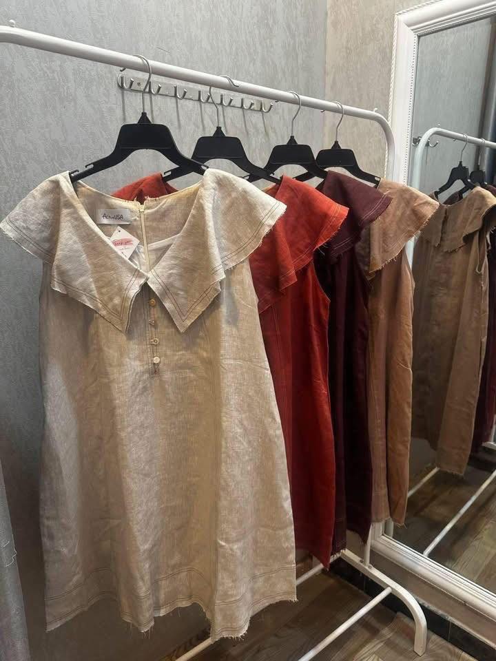 [🆕🇻🇳] Hien VNXK – Chuyên quần áo thời trang VNXK 👕 Top1Fashion 👗  Đầm linen cổ sen to. Chất vải linen tưng. 2 lớp. Co túi. Phom suông.
Freesize (50-65kg)
, shares-0✔️ , likes-0❤️️ , date-2025-09-19 01:38:44🇻🇳🇻🇳🇻🇳📰🆕