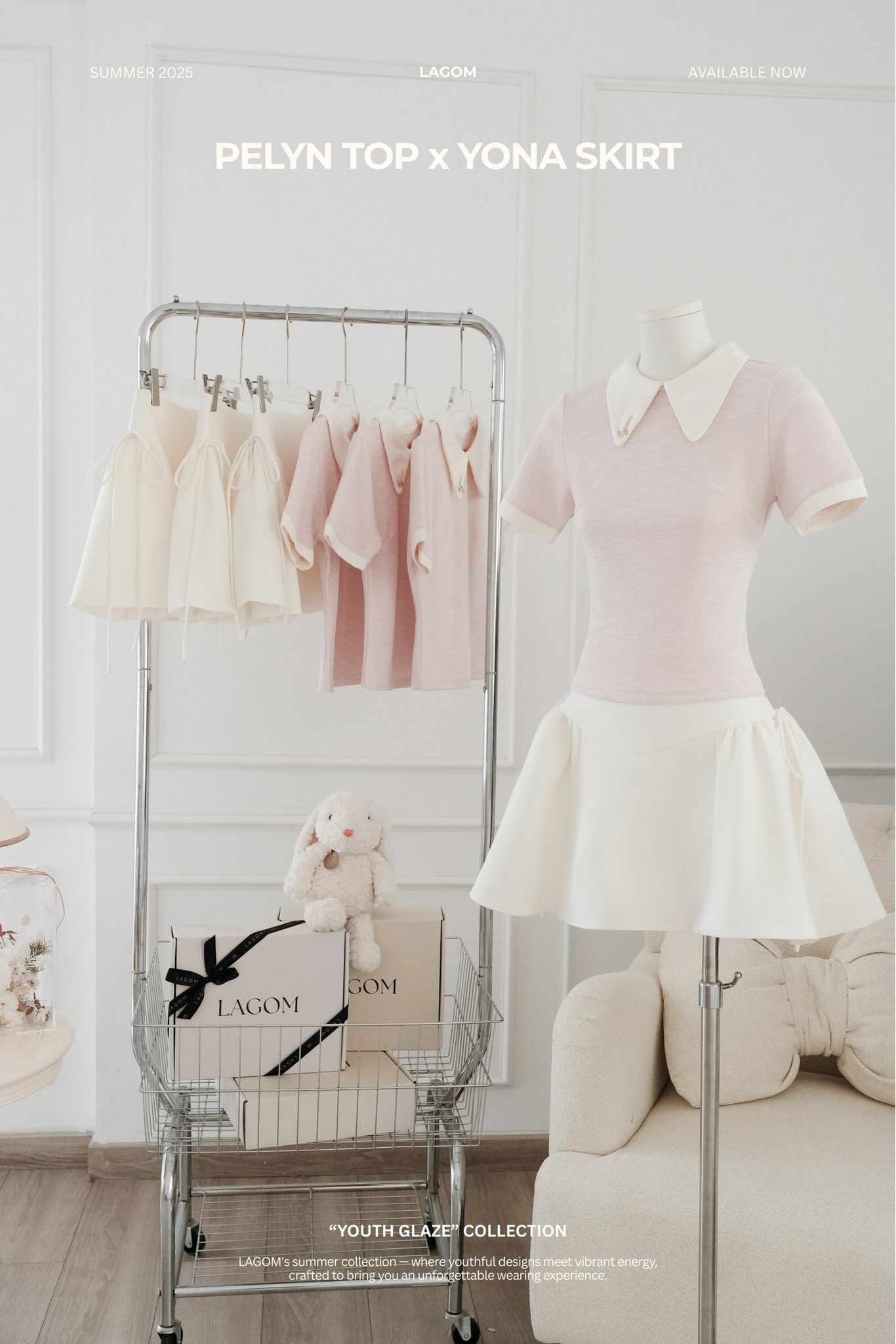 [🆕🇻🇳] LAGOM – A local brand in Viet Nam! We create styles for beautiful queens 👕 Top1Fashion 👗  𝑷𝒆𝒍𝒚𝒏 𝑻𝒐𝒑 x 𝒀𝒐𝒏𝒂 𝑺𝒌𝒊𝒓𝒕 mang hơi thở trong trẻo, nữ tính và nhẹ nhàng. Thiết kế áo cổ bẻ tinh gọn, phối cùng chân váy xoè chữ A, vừa thanh lịch vừa tạo hiệu , shares-0✔️ , likes-10❤️️ , date-2025-09-23 20:47:26🇻🇳🇻🇳🇻🇳📰🆕