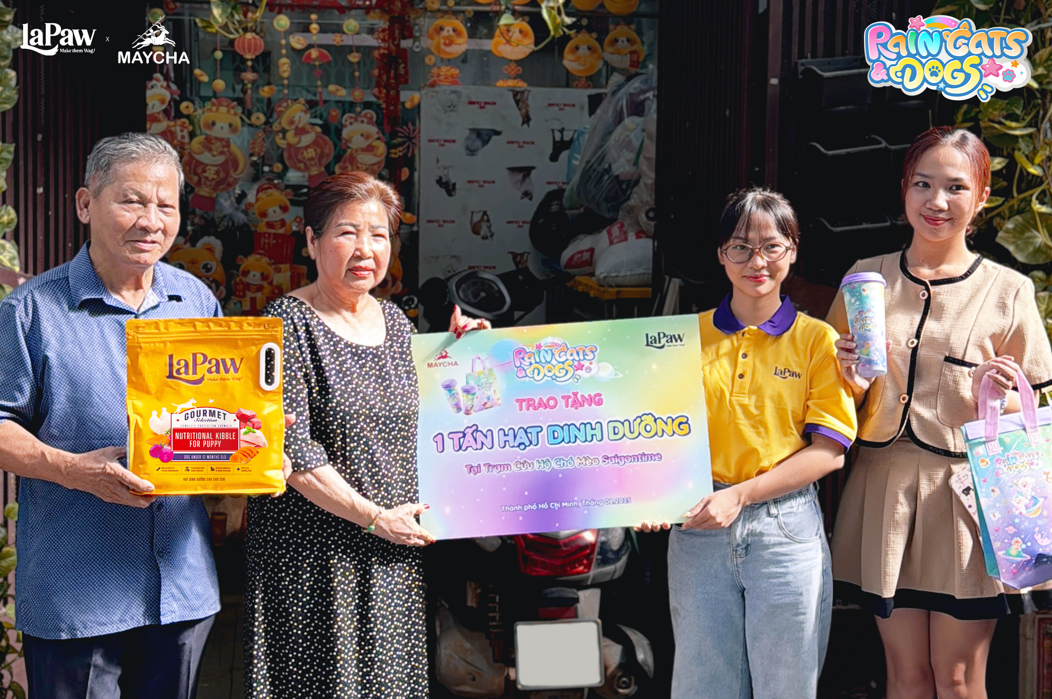 [🆕🇻🇳] LaPaw – sản phẩm chăm sóc thú cưng hàng đầu Việt Nam 🐶🦜 Top1Pets 🐱🐠  RAIN CATS & DOGS – YÊU THƯƠNG TIẾP NỐIChiến dịch Rain Cats & Dogs tiếp tục được lan tỏa khi LaPaw và MayCha đã trao tặng 1 tấn hạt dinh dưỡng cho các b , shares-1✔️ , likes-13❤️️ , date-2025-09-24 19:02:18🐶🐱🇻🇳🇻🇳🇻🇳📰🆕