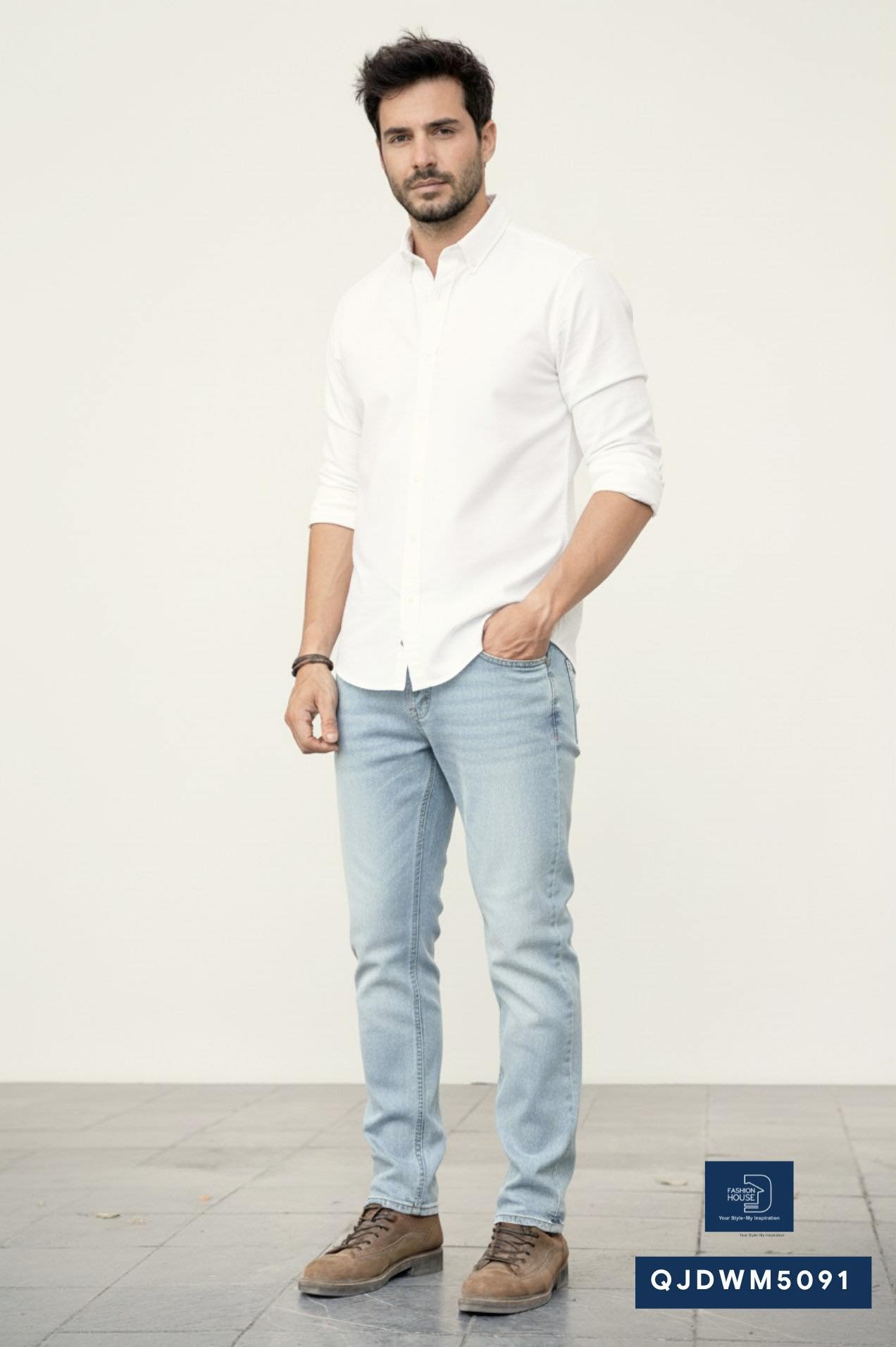 [🆕🇻🇳] The Fashion House  (Fashion House) 👕 Top1Fashion 👗  Outfit cho sự chỉn chu thanh lịch
– Sơ mi oxford trắng luôn là item không thể thiếu với bất kì chàng trai thanh lịch nào
– Quần jean light blue trẻ trung c , shares-0✔️ , likes-1❤️️ , date-2025-09-27 18:38:10🇻🇳🇻🇳🇻🇳📰🆕