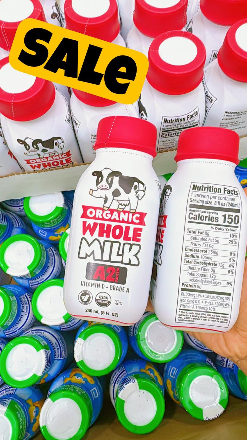 [🆕🇻🇳] Shop sữa mỹ xách tay – Chuyên các loại sữa,TPCN CHUẨN NỘI ĐỊA MỸ 🧑‍🧒❤️️👶⭐️ Em SA LE thêm A2 whole milk chai lẻ 
Gi á :  /18 chai date 3/26 

Pediasure fiber về chai lẻ date 5/26

Best xanh móp

Enfagrow 907gr và 1,04kg móp 

Date  , shares-0✔️ , likes-28❤️️ , date-2025-09-29 22:19:25🇻🇳🇻🇳🇻🇳📰🆕