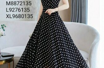 [🆕🇻🇳]  Váy Công Sở 👕 Top1Fashion 👗  Đầm maxi chấm bi cổ V
Mã SP: TA359260
Chất: lụa mango lót thun
Màu: nền đen bi trắng, nền trắng bi đen
Kiểu dáng: đầm xoè dài, cổ v, eo xếp li cách điệu, d , shares-0✔️ , likes-1❤️️ , date-2021-05-22 03:13:08🇻🇳🇻🇳🇻🇳📰🆕