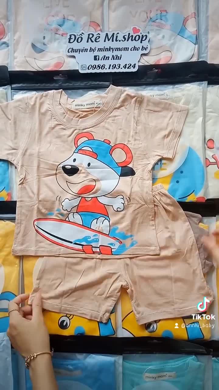 [🆕🇻🇳] Thương Kids-Thời Trang Trẻ Em 🧑‍🧒❤️️👶⭐️ u2764 Mua_5bu1ed9_Tu1eb7ng_1bu1ed9 Bu1ea5t ku1ef3_Chu1ec9 #199k/5 bu1ed9_ #Minkymom thun lu1ea1nh mu00e1t lu1ea1nh cho bu00e9 4-20kg, mu1eb9  , shares-1✔️ , likes-3❤️️ , date-2022-05-05 13:03:37🇻🇳🇻🇳🇻🇳📰🆕