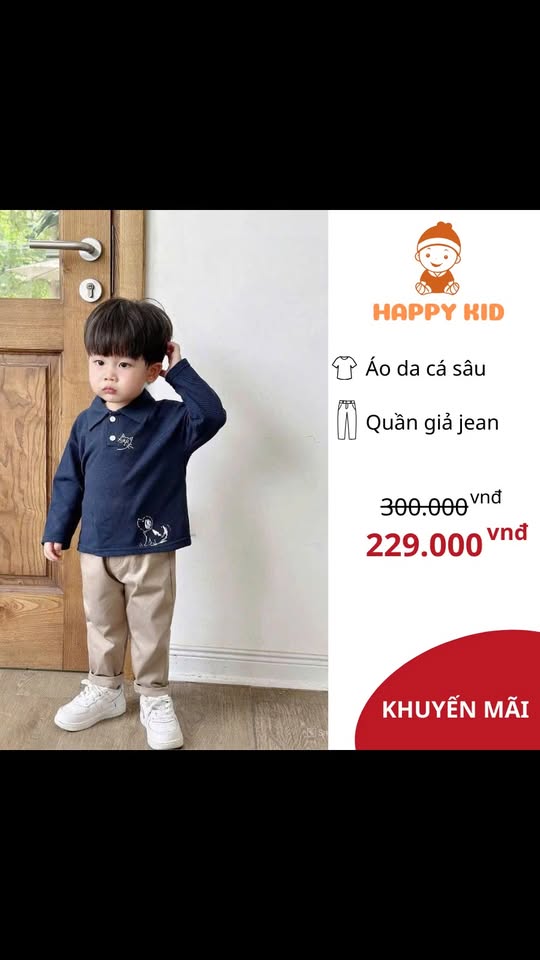 [🆕🇻🇳] Happy Kid – Thương hiệu thời trang thiết kế cao cấp dành cho trẻ em 👶⭐️  Đ𝐎́𝐍 Đ𝐎̂𝐍𝐆 𝐀̂́𝐌 𝐀́𝐏 𝐂𝐔̀𝐍𝐆 𝐁𝐒𝐓 𝐓𝐇𝐎̛̀𝐈 𝐓𝐑𝐀𝐍𝐆 𝐓𝐎̉𝐀 𝐒𝐀́𝐍𝐆 𝐂𝐇𝐎 𝐁𝐄́ 𝐓𝐑𝐀𝐈Mỗi ngày của bé là một hành trình mới, hãy để bộ sưu tập Thu Đông 2024 của Happy Kid  , shares-2✔️ , likes-11❤️️ , date-2024-11-20 06:48:37🇻🇳🇻🇳🇻🇳📰🆕