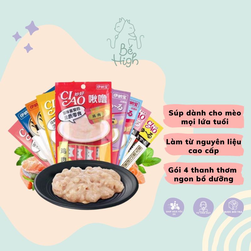 [🆕🇻🇳] Bé High Petshop 🐶🦜 Top1Pets 🐱🐠  Khám phá ngay Soup thưởng Ciao với thịt cá thật để mang lại cho mèo của bạn một bữa ăn ngon miệng và giàu dinh dưỡng!Được chế biến từ thịt cá thật chấ , shares-6✔️ , likes-8❤️️ , date-2024-06-15 21:22:01🐶🐱🇻🇳🇻🇳🇻🇳📰🆕