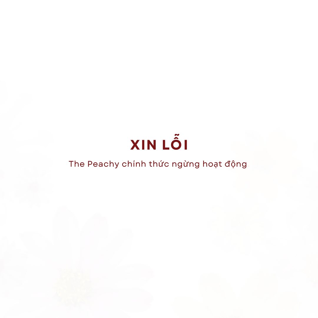 [🆕🇻🇳] The Peachy 👕 Top1Fashion 👗  𝐒𝐨𝐫𝐫𝐲, 𝐰𝐞 𝐚𝐫𝐞 𝐜𝐥𝐨𝐬𝐞𝐝.
Các thông tin về đợt Sale cuối cùng sẽ được thông báo sớm nhất trong hôm nay. Cám ơn tất cả các khách hàng đã luôn ủng hộ The Peachy , shares-37✔️ , likes-440❤️️ , date-2025-03-10 20:27:41🇻🇳🇻🇳🇻🇳📰🆕