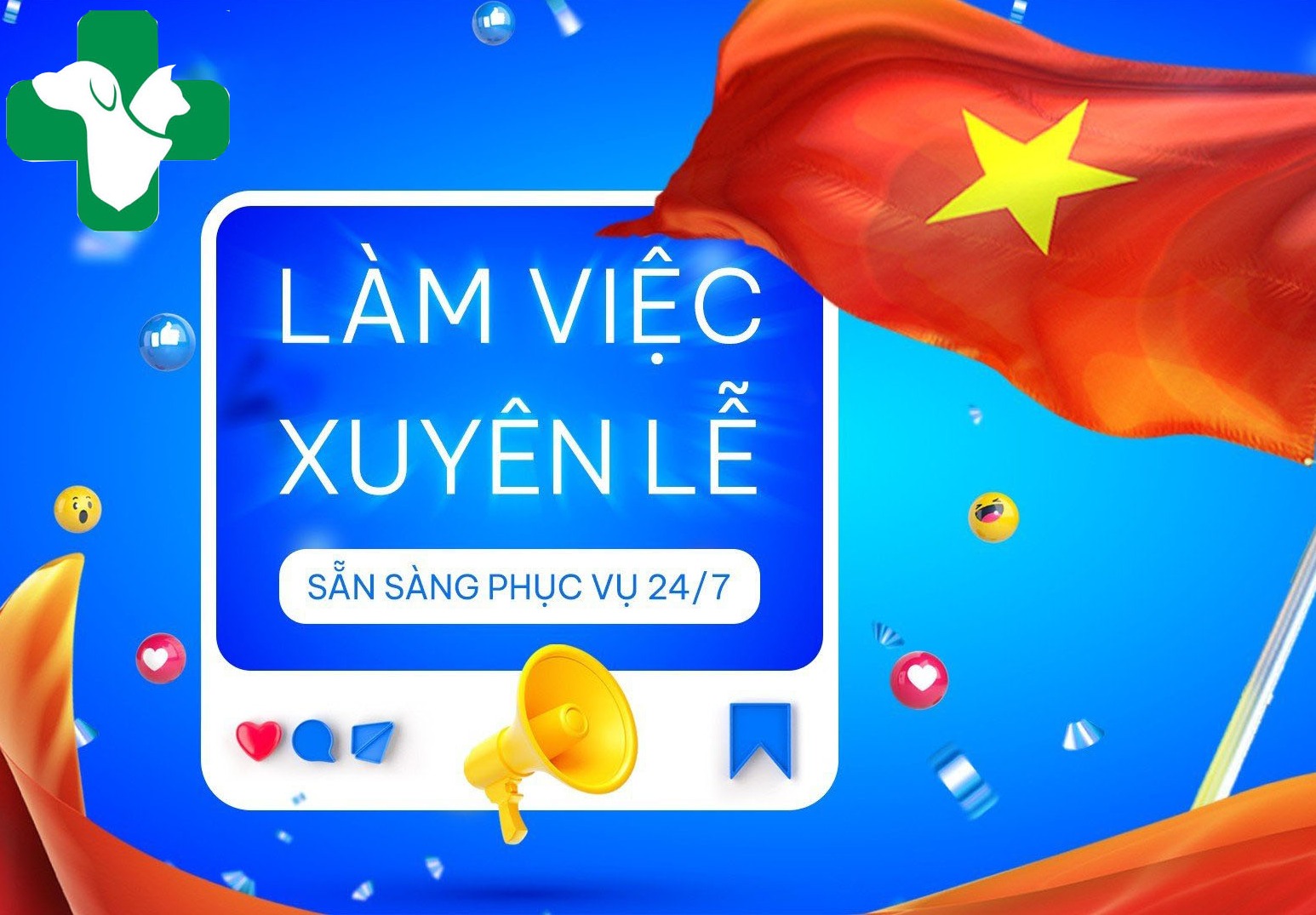 [🆕🇻🇳] Phòng khám thú cảnh & spa MyVet  🐶🦜 Top1Pets 🐱🐠 Mừng Quốc Khánh không phải lo về các bé
Khách sạn thú cưng MyVet
Nhận trông giữ các bé xuyên lễ giá chỉ từ 80k / ngày
Khách sạn thú cưng tiêu chuẩn chất l , shares-0✔️ , likes-7❤️️ , date-2024-08-23 19:47:36🐶🐱🇻🇳🇻🇳🇻🇳📰🆕