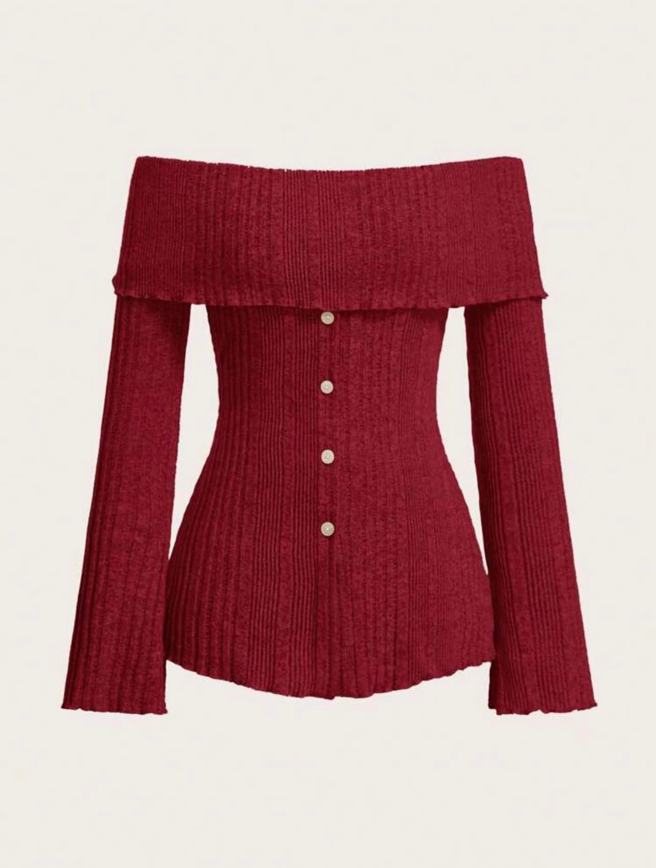 [🆕🇻🇳] Lu Boutique 👕 Top1Fashion 👗  Áo len gân tay dài trễ vai
Màu: Đỏ đô / Đen / Xanh lá đậm
Size: XS-S-M-L ( pre- or )Chấm “.” Để nhận thông tin chi tiết sản phẩm sớm nhất nhé
_________ , shares-0✔️ , likes-1❤️️ , date-2023-11-25 18:13:14🇻🇳🇻🇳🇻🇳📰🆕