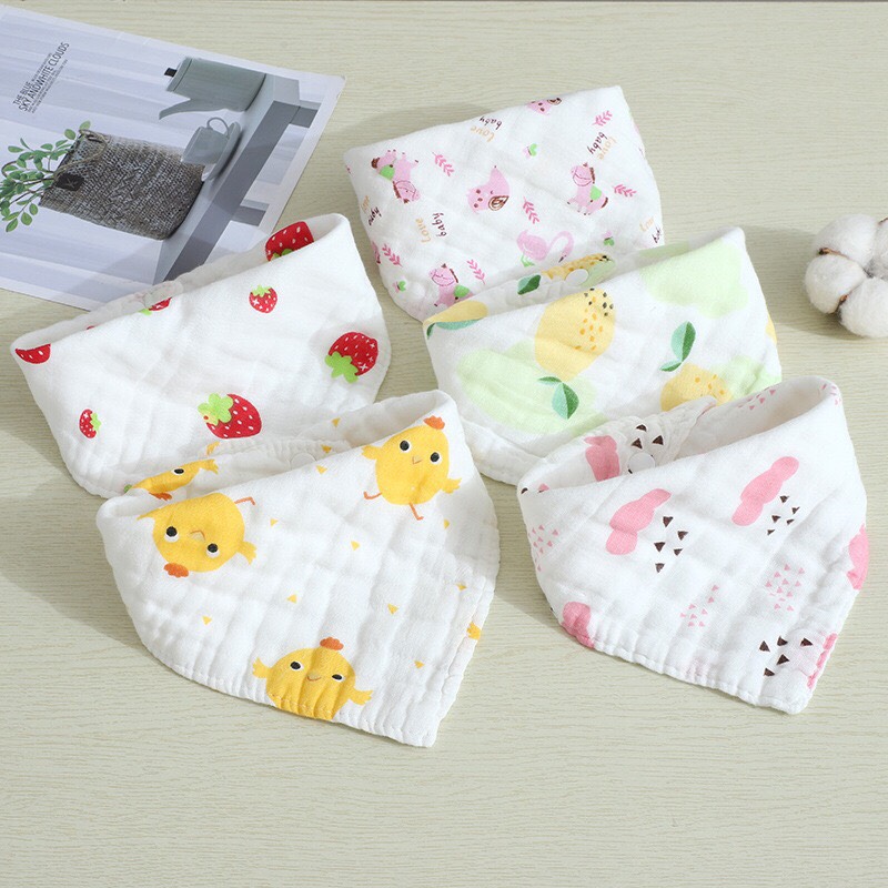 [🆕🇻🇳] Mami & Babi  Cửa hàng quần áo sơ sinh & trẻ em 🧑‍🧒❤️️👶⭐️ Set 5 Yếm Tam Giác Cho Bé 6 Lớp Chất Vải Xô Thấm Hút Mềm Mại Bấm Nút Tiện Lợi– Chất liệu vải xô 6 lớp , mềm mại, thấm hút tốt.
– Có 2 nấc bấm điều chỉnh  , shares-0✔️ , likes-6❤️️ , date-2024-05-23 17:24:03🇻🇳🇻🇳🇻🇳📰🆕