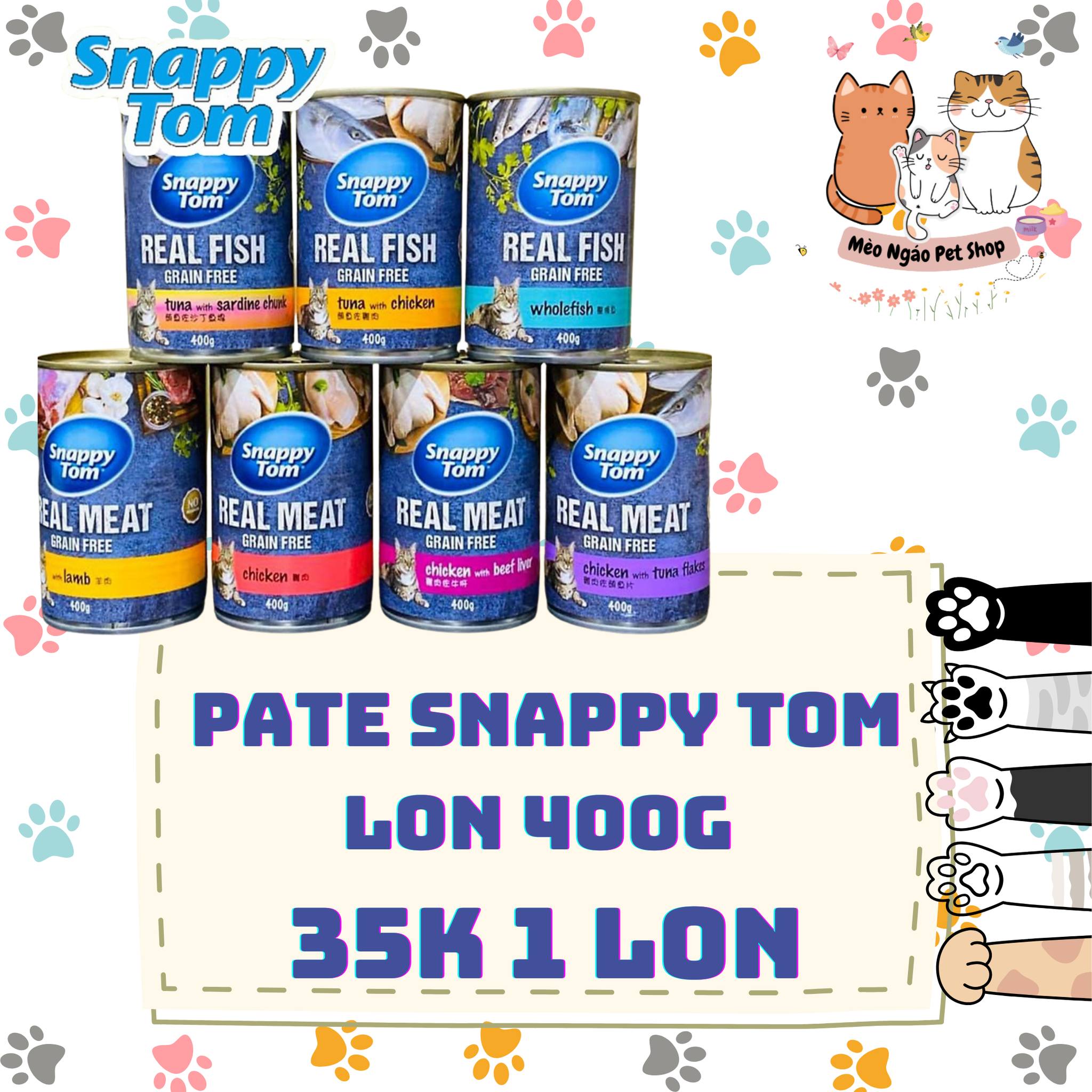 [🆕🇻🇳] Mèo Ngáo Pet Shop 🐶🦜 Top1Pets 🐱🐠  PATE SNAPPY TOM REAL MEAT/FISH DẠNG LON 400G – MÓN NGON DÀNH CHO BÉ YÊU CỦA BẠNChào các bạn yêu thú cưng!Pate Snappy Tom Real Meat/Fish dạng lon 400 , shares-0✔️ , likes-0❤️️ , date-2025-03-20 16:00:12🐶🐱🇻🇳🇻🇳🇻🇳📰🆕