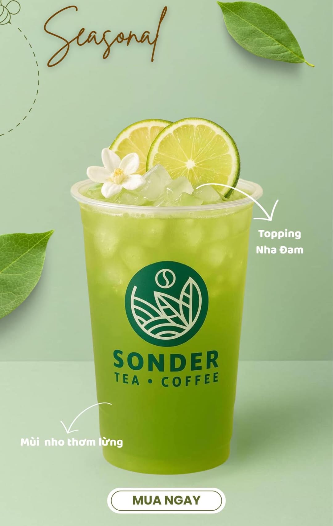 [☕️🇻🇳] Sonder – Tea & Coffee 🥤 Top1Coffee ☕️  SIÊU PHẨM SEASONAL TRÀ NHO XANH NAM MỸ – Tươi mát và sảng khoáiLục trà thanh mát kết hợp với vị nho xanh Nam Mỹ chua ngọt c , shares-2✔️ , likes-26❤️️ , date-2025-04-02 18:11:44🇻🇳🇻🇳🇻🇳📰🆕