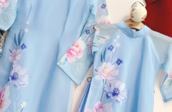 [🆕🇻🇳] Mi Mi Kids_ Đồ đôi Mẹ và Bé 🧑‍🧒❤️️👶⭐️ Áo dài tơ lót lụa màu xanh thiên thanh, shares-0✔️ , likes-3❤️️ , date-2024-12-06 02:05:41🇻🇳🇻🇳🇻🇳📰🆕