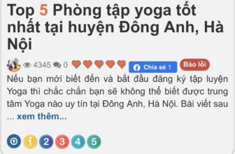 [🆕🇻🇳] Yoga Luna Thái Đông Anh 🧘 Top1Yoga 🧘  Nhanh thật ý – Trung Tâm Yoga mở đã gần chục năm rồi các bác ạ
Cảm ơn sự đánh giá chất lượng của Học viên gắn bó với e từ những ngày đầu, sự công nhận c , shares-0✔️ , likes-1❤️️ , date-2025-04-21 19:32:39🇻🇳🇻🇳🇻🇳📰🆕