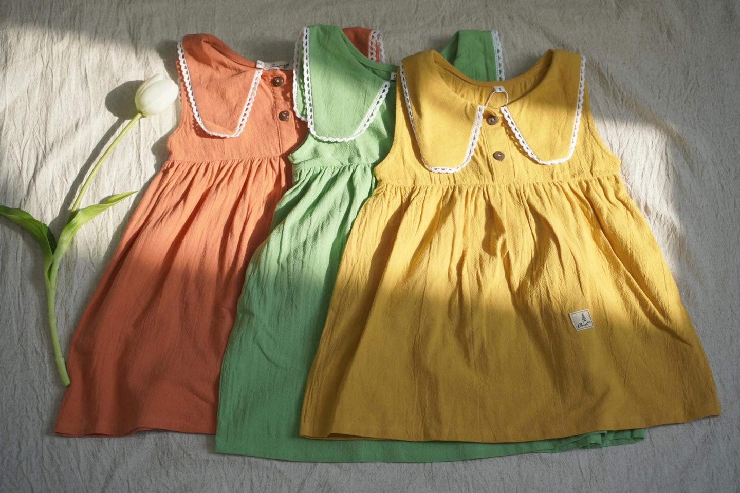 [🆕🇻🇳] Emmbe – Thời trang Bé Cưng – Là chiếc shop online, bán những chiếc đồ xinh cho công chúa nhỏ 🧑‍🧒❤️️👶⭐️ Đ𝐚̂̀𝐦 𝐭𝐡𝐮𝐲̉ 𝐭𝐡𝐮̉ 𝐩𝐡𝐨̂́𝐢 𝐫𝐞𝐧Giá siu iu #150k/c
#Miễn_phí_ship từ 02 sản phẩmSize từ 7kg – 38kg
Chất liệu: Linen cotton thoáng mát, thấm hút tốt v , shares-1✔️ , likes-10❤️️ , date-2024-05-15 16:09:21🇻🇳🇻🇳🇻🇳📰🆕