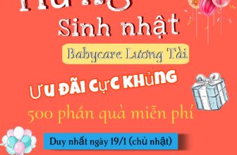 [🆕🇻🇳] BABY CARE LƯƠNG TÀI – Chuyên cung cấp sỉ và lẻ đồ sơ sinh mẹ và bé 🧑‍🧒❤️️👶⭐️ TẾT THẢ GA – SINH NHẬT CỰC ĐÃ
Mua 1 tặng 3
Hoá đơn chỉ từ 499k
Duy nhất 19/01 (chủ nhật)
________________________
500 phần quà miễn phí khi khách đến check , shares-0✔️ , likes-2❤️️ , date-2025-01-16 00:15:02🇻🇳🇻🇳🇻🇳📰🆕