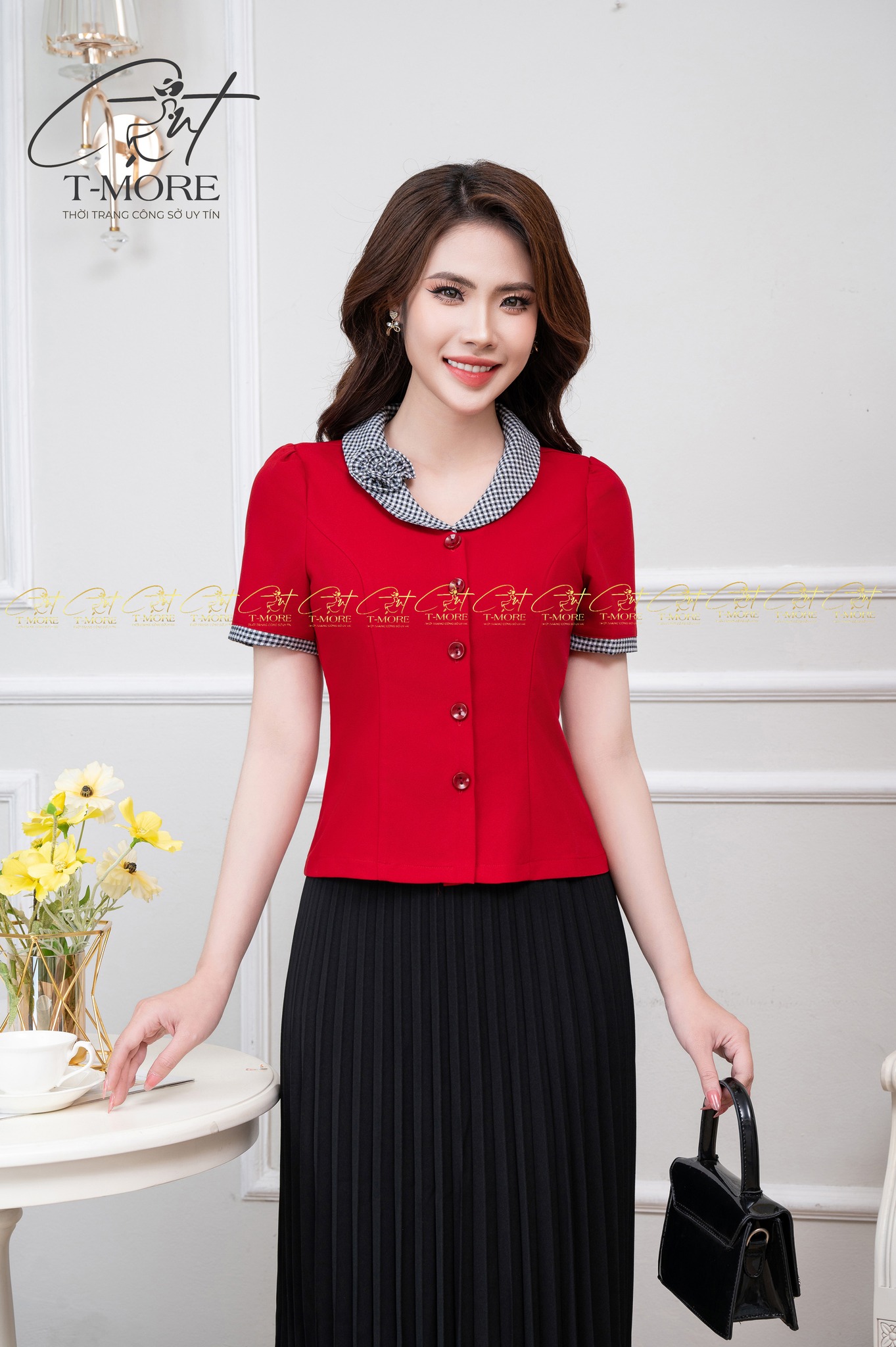 [🆕🇻🇳] TuCha Fashion – Chuyên đồ công sở 👕 Top1Fashion 👗   ÁO KÝ GIẢ PHỐI CỔ ĐÍNH HOA – XINH NHẸ NHÀNG, CHUẨN GU CÔ NÀNG THANH LỊCH!Thiết kế mới siêu yêu từ T MORE – điểm nhấn cổ đính hoa tinh tế, phối màu kẻ  , shares-0✔️ , likes-0❤️️ , date-2025-05-31 01:55:59🇻🇳🇻🇳🇻🇳📰🆕