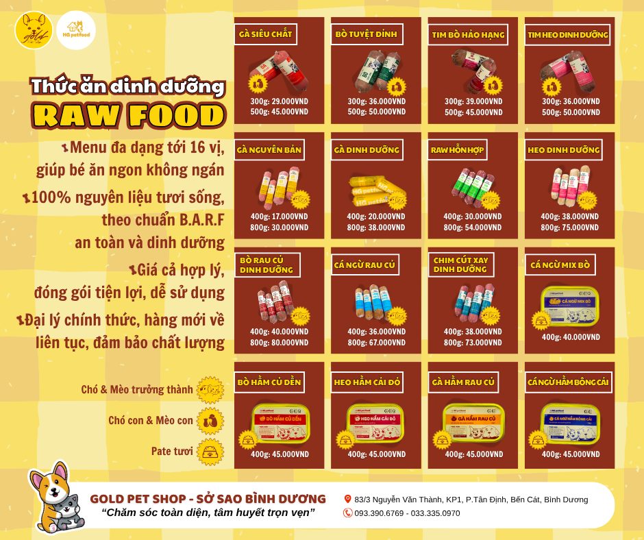 [🆕🇻🇳] Gold Pet Shop – Sở Sao Bình Dương 🐶🦜 Top1Pets 🐱🐠 RAW FOOD – GIẢI PHÁP DINH DƯỠNG CHO BOSS KHỎE MẠNH MỖI NGÀY
Tại Gold Pet Shop – Sở Sao Bình Dương, bạn có thể dễ dàng lựa chọn hơn 16 vị thức ăn tươi sống  , shares-0✔️ , likes-4❤️️ , date-2025-07-06 03:00:17🐶🐱🇻🇳🇻🇳🇻🇳📰🆕