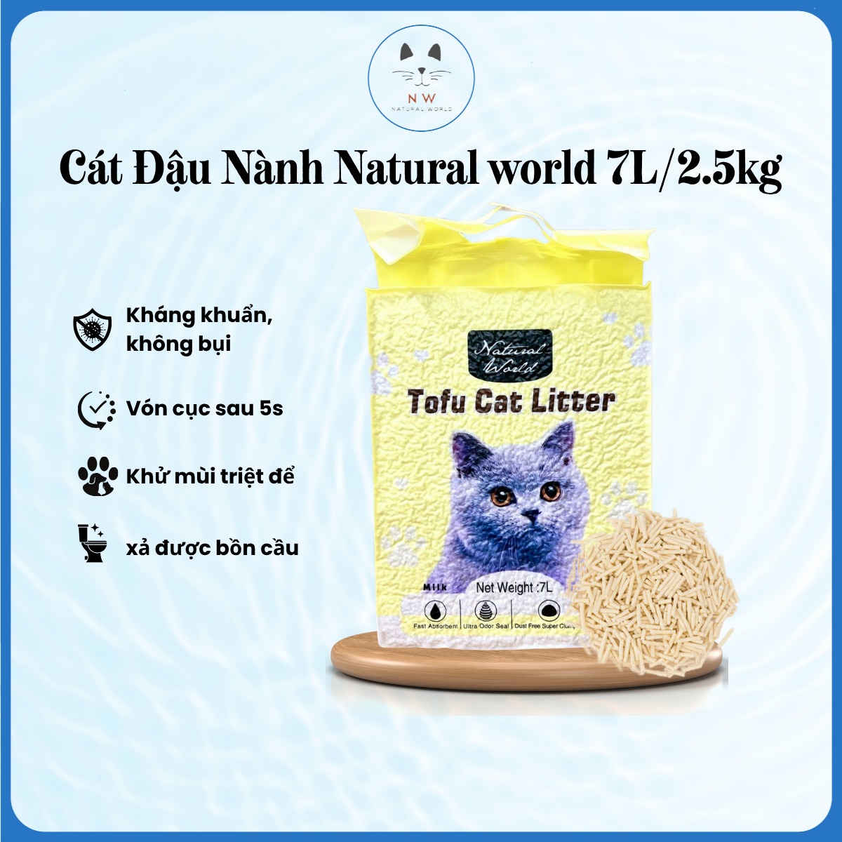 [🆕🇻🇳] Cát vệ sinh và Thức ăn chó mèo Hạ Long 🐶🦜 Top1Pets 🐱🐠  CÁT ĐẬU NÀNH NATURAL WORLD – CHẤT, THƠM, SẠCH
Sen chọn cát đúng – Boss khoái lắm nha!
Combo SIÊU TIẾT KIỆM:
Combo 3 bịch (7L/2.5kg): Chỉ 235K
Combo 6 , shares-0✔️ , likes-0❤️️ , date-2025-08-21 23:12:18🐶🐱🇻🇳🇻🇳🇻🇳📰🆕