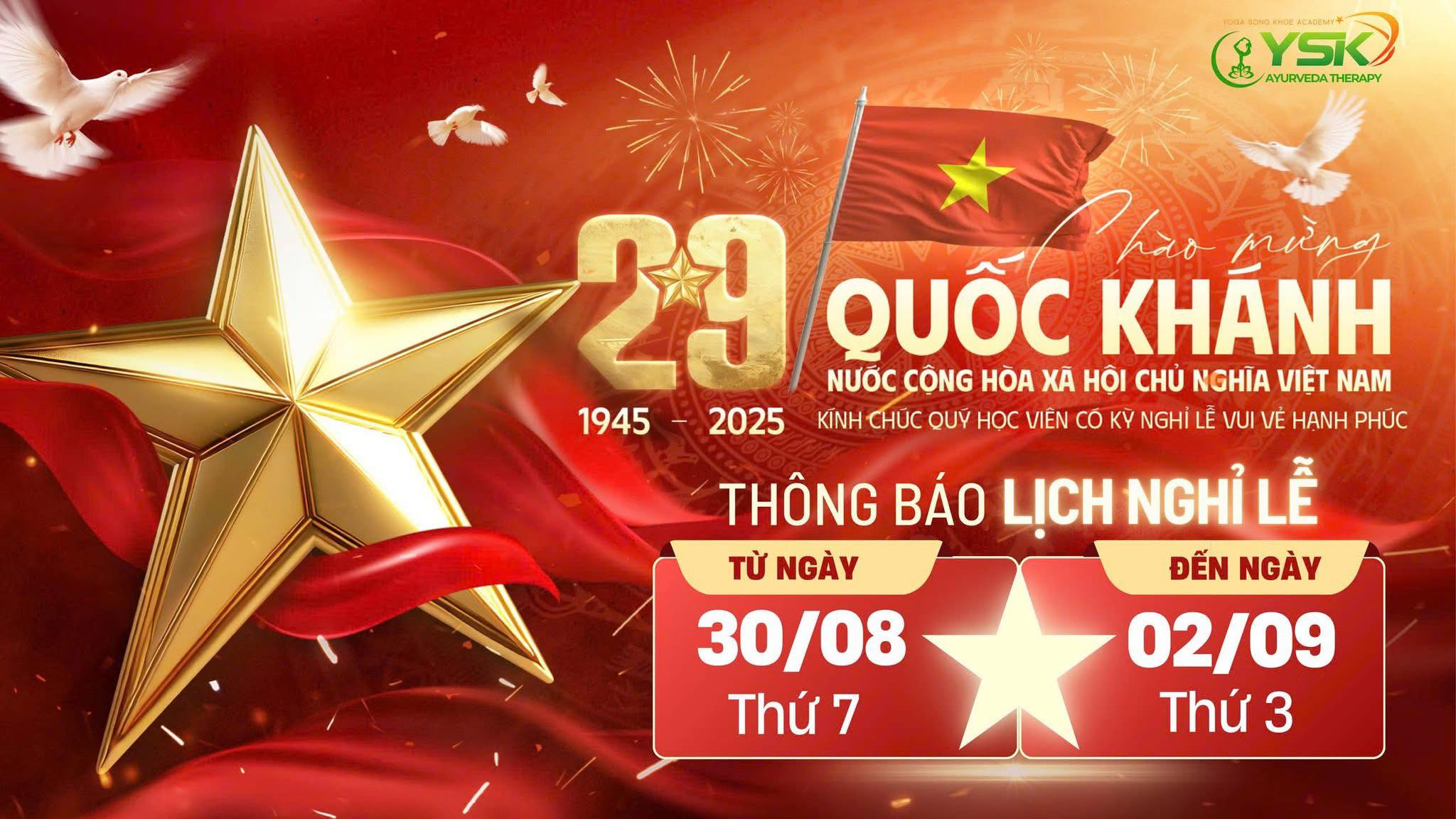[🆕🇻🇳] Học Viện YOGA Sống Khỏe YSK 🎨 Top1Designs ✨   CHÀO MỪNG QUỐC KHÁNH 2/9 – NIỀM TỰ HÀO DÂN TỘC 

Ngày Quốc khánh không chỉ là dấu mốc lịch sử thiêng liêng, mà còn là dịp để mỗi chúng ta cùng nhau nhìn l , shares-1✔️ , likes-2❤️️ , date-2025-08-29 18:05:49🇻🇳🇻🇳🇻🇳📰🆕