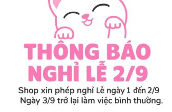 [🆕🇻🇳] Huna Petshop 🐶🦜 Top1Pets 🐱🐠  THÔNG BÁO NGHỈ LỄ 2/9Huna Petshop xin trân trọng thông báo:
Shop sẽ nghỉ lễ từ ngày 01/09 đến hết ngày 02/09/2025
Ngày 03/09/2025 shop hoạt động trở , shares-1✔️ , likes-1❤️️ , date-2025-08-30 02:01:41🐶🐱🇻🇳🇻🇳🇻🇳📰🆕