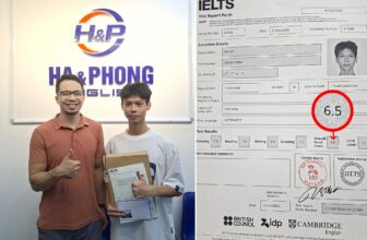 [🆕🇻🇳] Ha Phong IELTS – Thầy Hà & Phong 📚 Top1Learn 📕  Chúc mừng bạn Khuất Quang Bình (lớp 12 THPT Đống Đa) đã vượt mục tiêu IELTS!
Tháng 7/2024, với điểm đầu vào 4.0, bạn Bình đã đăng ký học 2 lớp IELTS Dự B , shares-2✔️ , likes-34❤️️ , date-2025-08-29 02:37:14🇻🇳🇻🇳🇻🇳📰🆕