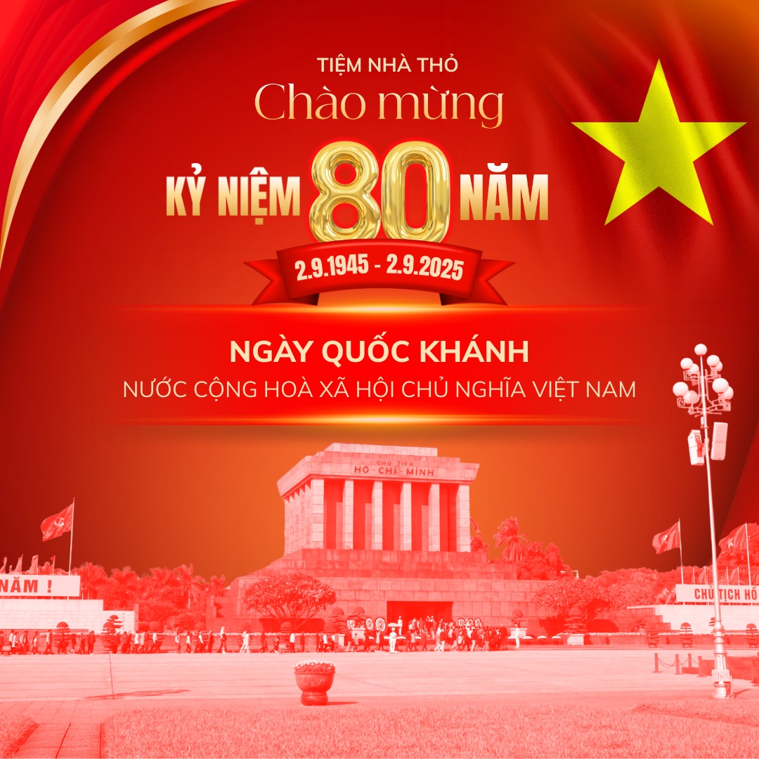 [🆕🇻🇳] Tiệm Nhà Thỏ – Hotel Spa Grooming 🐶🦜 Top1Pets 🐱🐠  TIỆM NHÀ THỎ CHÚC MỪNG ĐẠI LỄ QUỐC KHÁNH 2/9Trong không khí sôi động và tự hào của ngày Quốc khánh, Nhà Thỏ xin gửi đến Quý Ba Mẹ những lời chúc tốt đ , shares-1✔️ , likes-5❤️️ , date-2025-09-02 20:00:48🐶🐱🇻🇳🇻🇳🇻🇳📰🆕