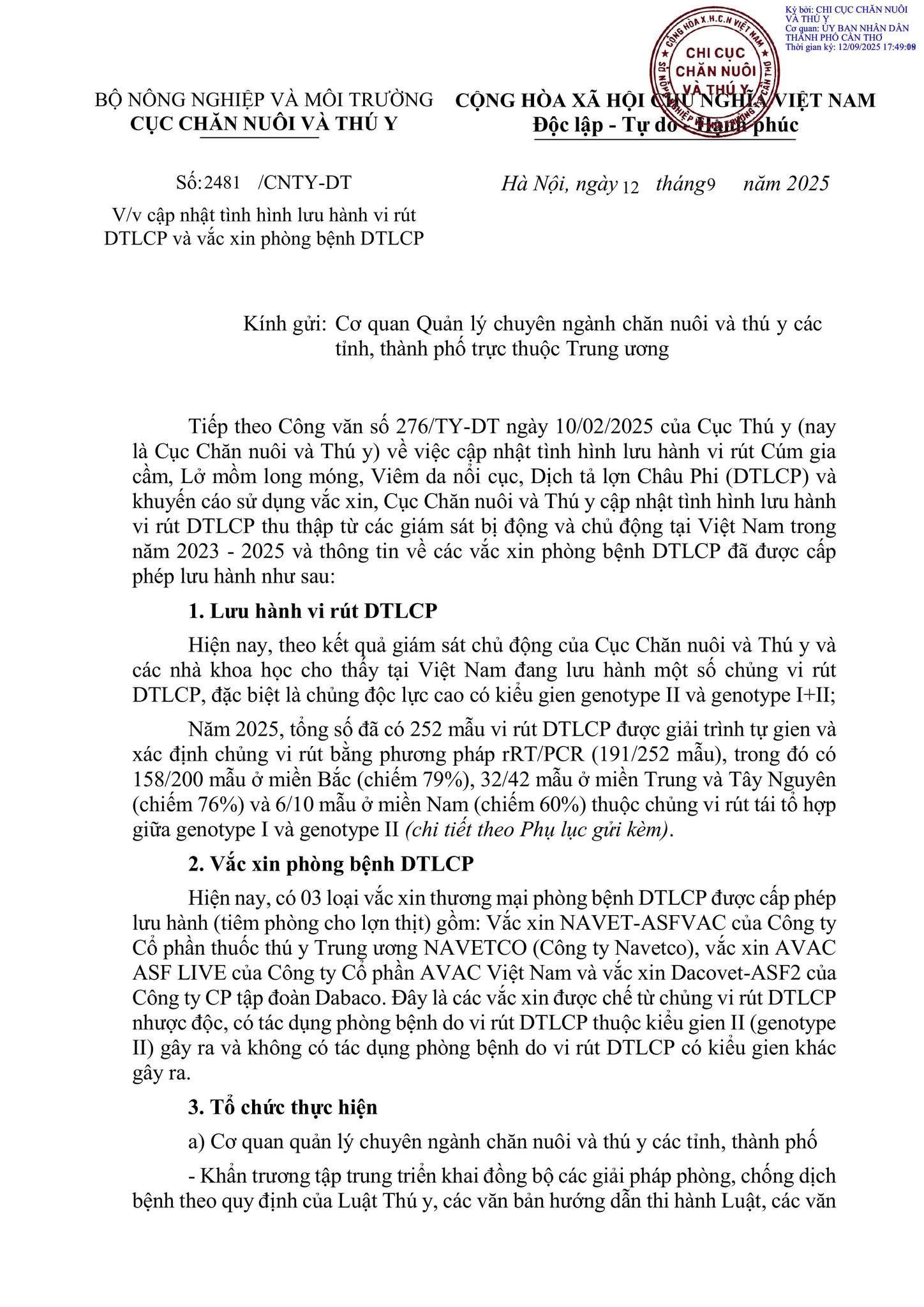[🆕🇻🇳] Vet24h Academy 🐶🦜 Top1Pets 🐱🐠 CẬP NHẬT TÌNH HÌNH LƯU HÀNH VI RÚT DỊCH TẢ LỢN CHÂU PHI VÀ VẮC XIN PHÒNG BỆNH DỊCH TẢ LỢN CHÂU PHITài liệu do Cục Chăn nuôi và Thú y ban hành ngày 12.9.2 , shares-14✔️ , likes-36❤️️ , date-2025-09-16 12:54:21🐶🐱🇻🇳🇻🇳🇻🇳📰🆕