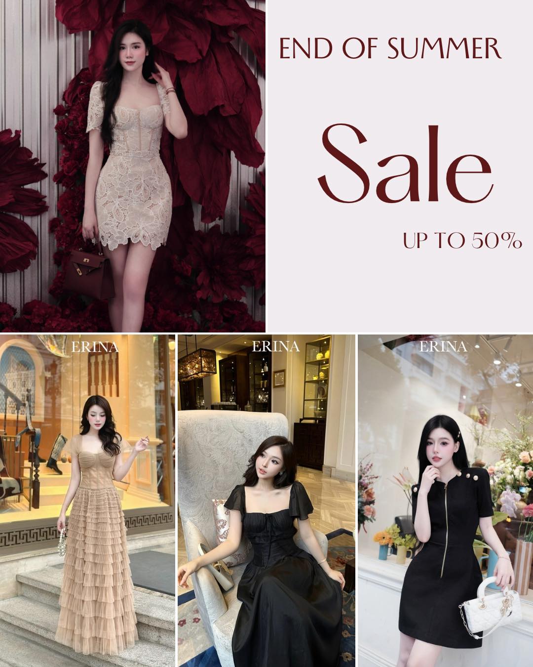 [🆕🇻🇳] ERINA – Thiết kế & Thời trang 👕 Top1Fashion 👗   𝙀𝙉𝘿 𝙊𝙁 𝙎𝙐𝙈𝙈𝙀𝙍 𝙎𝘼𝙇𝙀 – 𝙏𝘼̣𝙈 𝘽𝙄𝙀̣̂𝙏 𝙈𝙐̀𝘼 𝙃𝘼̣, 𝘾𝙃𝘼̀𝙊 𝙋𝙃𝙊𝙉𝙂 𝘾𝘼́𝘾𝙃 𝙈𝙊̛́𝙄BST Hè rực rỡ khép lại với những ưu đãi đặc biệt:
Sale up to 50% toàn bộ sản phẩm
T , shares-0✔️ , likes-2❤️️ , date-2025-09-18 04:25:33🇻🇳🇻🇳🇻🇳📰🆕