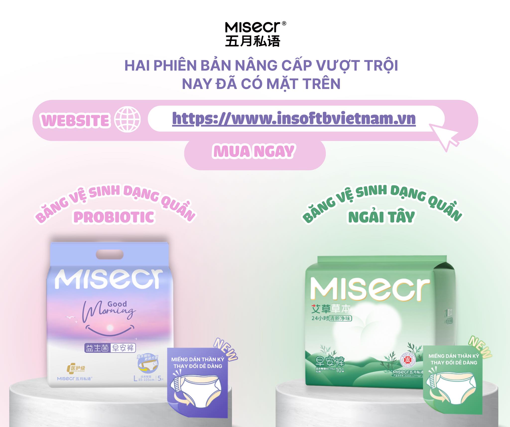 [🆕🇻🇳] Insoftb Vietnam – Tã quần cho bé – An tâm cho mẹ 🧑‍🧒❤️️👶⭐️ BĂNG QUẦN CHẤT LƯỢNG, TẠM BIỆT NGÀY DÂU “ƯƠNG BƯỚNG”Săn ngay hai phiên bản băng quần CẢI TIẾN VƯỢT TRỘI tại:Băng quần Good Morning PROBIOTIC & Bă , shares-0✔️ , likes-4❤️️ , date-2025-09-16 21:30:49🇻🇳🇻🇳🇻🇳📰🆕