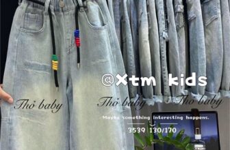 [🆕🇻🇳] Thỏ Baby – Tân Phú – chuyên kinh doanh sĩ, lẻ áo quần trẻ em 🧑‍🧒❤️️👶⭐️  Quần jeans suông, baggy đại cho bé cực xinh nè các mom ơi
Size: 130 – 170
Chất jeans siêu mềm, mịn
Bé mặc lên thoải mái, dễ vận động, form chuẩn đẹp mê , shares-0✔️ , likes-1❤️️ , date-2025-09-18 20:11:17🇻🇳🇻🇳🇻🇳📰🆕