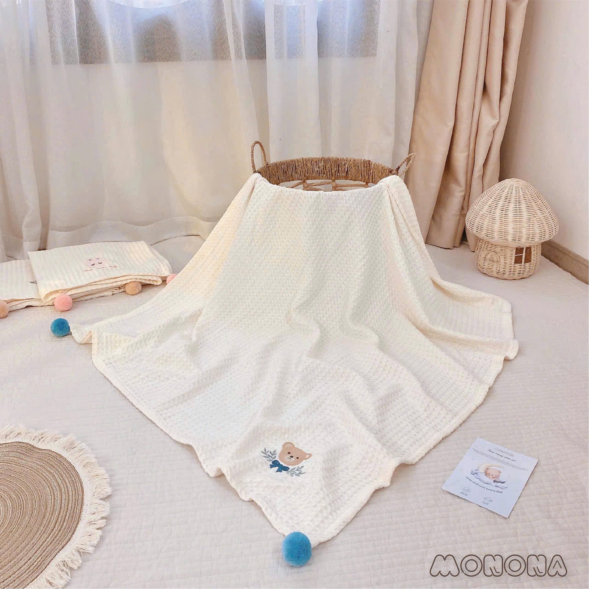 [🆕🇻🇳]  Monona Việt Nam – Love and care every day 🧑‍🧒❤️️👶⭐️  Chăn waffle thêu mix hạt bông Monona xinh xỉu 

Chất mềm & mát & mịn lịm tim mom nhé  Mình đảm bảo các mom cầm chăn này cái là ưng luôn vì độ mướt ít loại , shares-0✔️ , likes-0❤️️ , date-2025-09-22 02:18:00🇻🇳🇻🇳🇻🇳📰🆕